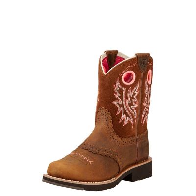 Ariat Fatbaby Cowgirl - Western Laarzen Bruin Kinderen - 11505-223